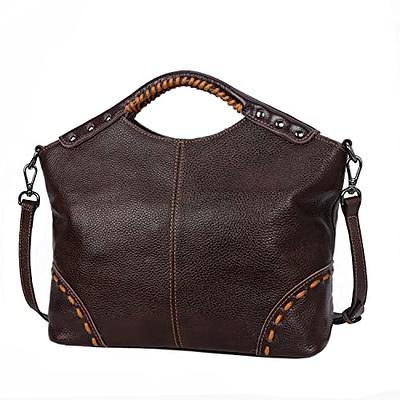 Top Handle Satchel, Genuine Leather Purses and Handbags for Women, Hobo  Crossbody Bags, Ladies Handbags Leather Handbags For Women Leather Handbags  Ladies - Yahoo Shopping