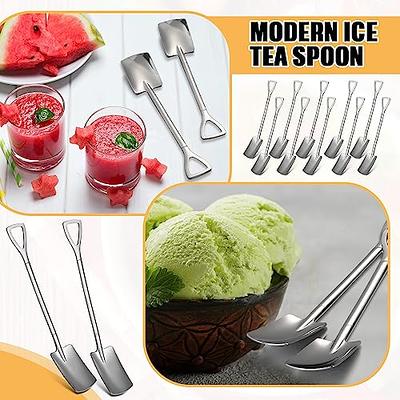 Stainless Steel Ice Cream Shovel Spoons Teaspoons