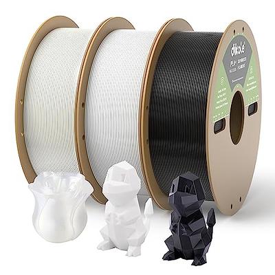 dikale PLA+ 3D Printer Filament 1.75mm No Tangle, Net Weight 1KG Spool, 3  Packs, in Total 3KG Material, PLA Pro Plus, Black, White and Milky-White  Like Clear - Yahoo Shopping