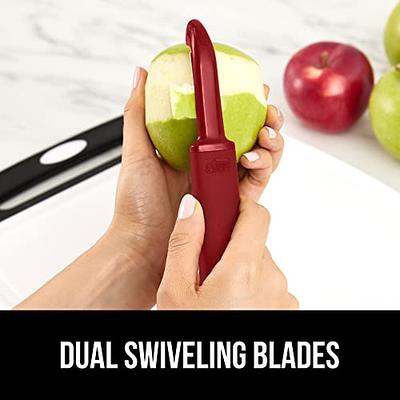 Stainless Steel Vegetable & Fruit Peeling Set, Comfortable Non-Slip Handle  Grip Y & I Shaped Peeler For Potato, Carrot, Apple, Veggie & Cucumber