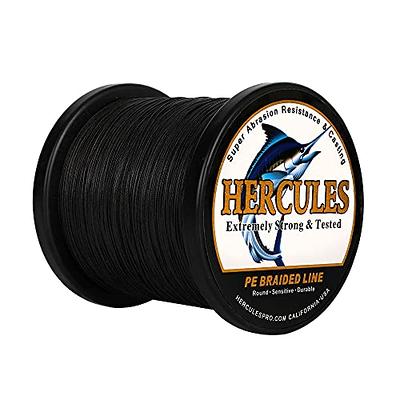 HERCULES Braided Fishing Line 12 Strands, 100-2000m 109-2196 Yards Braid  Fish Line, 10lbs-420lbs Test PE Lines for Saltwater Freshwater - Black,  420lbs, 100m - Yahoo Shopping