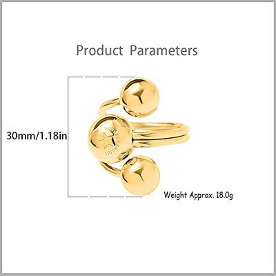 Ballsy Ring, 8 / Gold | Artizan Joyeria