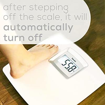 Bathroom Scales for Body Weight,Rechargeable Battery and Temperature Display