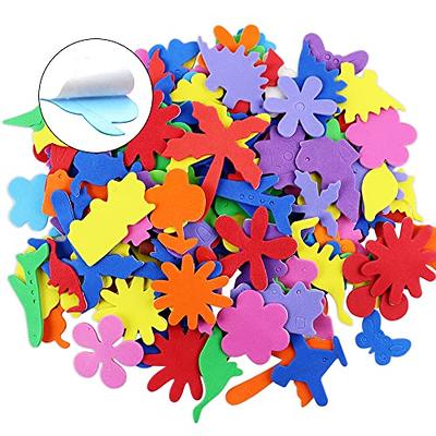 200 Pieces Foam Stickers Self- Geometric Shaped Sticker for Scrapbooks