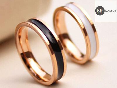 Couples Rings Engagement Rings Black Women Wedding Stainless Steel Rings Men