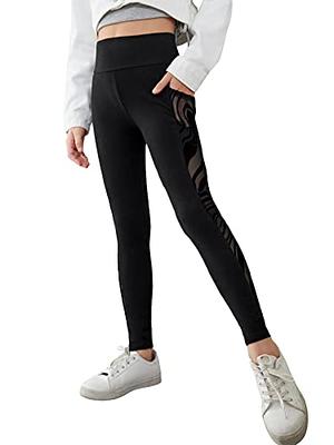 High Stretch Contrast Mesh Sports Leggings With Phone Pocket in