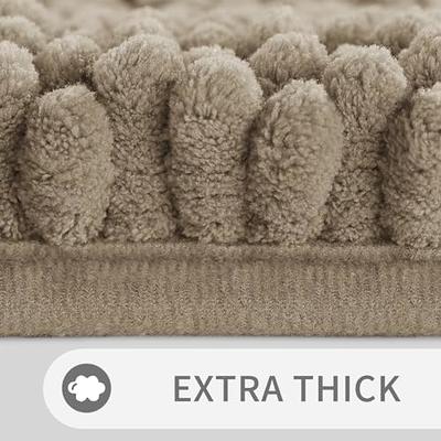 Yimobra Bath Rug Mat, 32 x 20, Soft Shaggy Chenille Bathroom Rugs, Large  Size, Super Absorbent & Thick, Non-Slip, Machine Washable Bathroom mat,  Bath