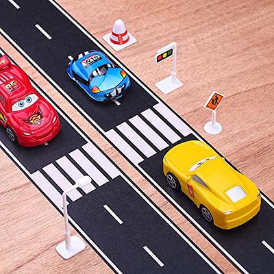 Black Road Track Tape,Toy Car Road Tape Track for Kids,Race Cars