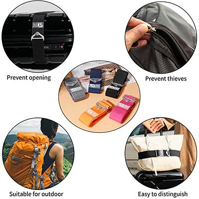 TOOVREN 2-in-1 Travel Belt for Luggage Straps Add a Bag Bungees