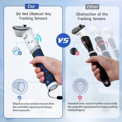 AMVR Handle Attachments and Upgraded Controller Grips Cover Compatible with  Meta/Oculus Quest 3 Controller Accessories(Not for Charging Dock) - Yahoo  Shopping