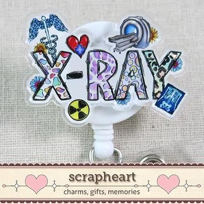 Xray Badge Reel Clip Retractable Radiology Technician Gift