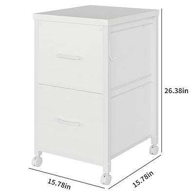 Small Filing Cabinet - White