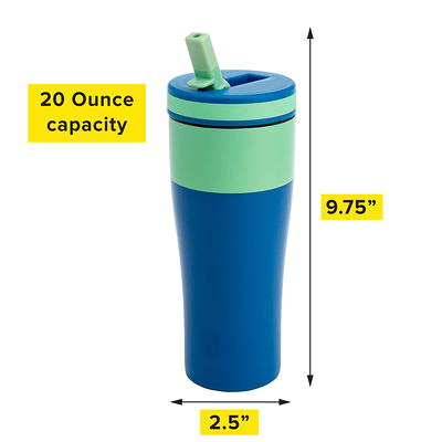 Bubba Envy S Vacuum Insulated 24 Oz. Stainless Steel Tumbler With Straw, Travel Mugs, Sports & Outdoors