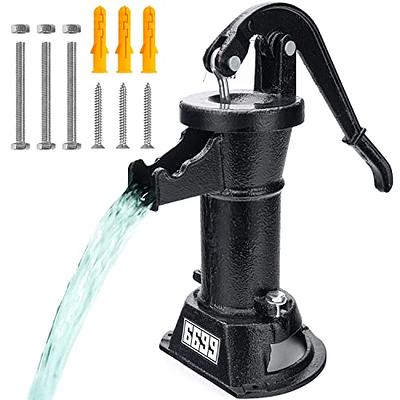 Pitcher Pump Hand Well Pump Manual Deep Water Pump Handheld Pump Pitcher  Cast Iron For Outdoor Yard Garden