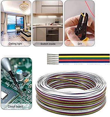 Waterproof 4 Pin RGB 5050 LED Strip to Wire Solderless Connector