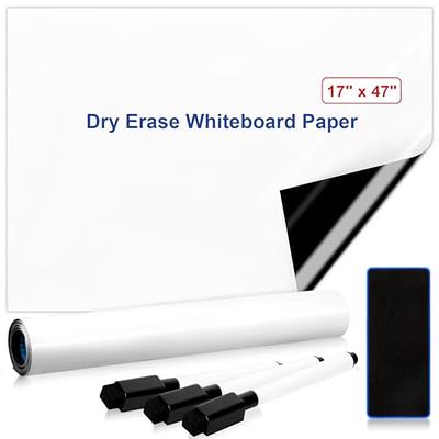 ZHIDIAN Magnetic Whiteboard Sticker for Wall/Door, 48 x 36 Large Self  Adhesive White Board Wallpaper, Whiteboard Contact Paper, Large Dry Erase  Sheet/Film for Office/Home/School: Buy Online at Best Price in UAE 