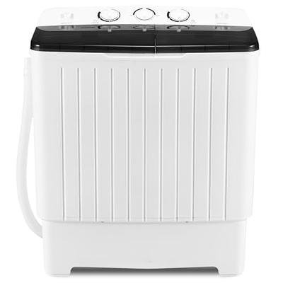  Giantex Portable Washing Machine, 7.7lbs Capacity All-in-One  Washer Spinner Combo w/Drain Pump, 0.78 Cu.ft Laundry Washer w/ 10  Programs, 3 Water Level, LED Display, Compact for Apartment RV : Appliances