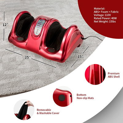 Shiatsu Foot Massager with Kneading and Heat Function - Costway