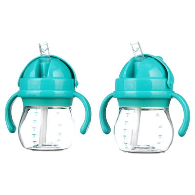 OXO Tot Transitions Straw Cup with Handles, 6 oz - Teal