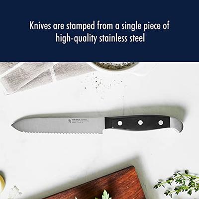 HENCKELS Statement Razor-Sharp 3-inch Compact Chef Knife, German Engineered  Informed by 100+ Years of Mastery, Black/Stainless Steel