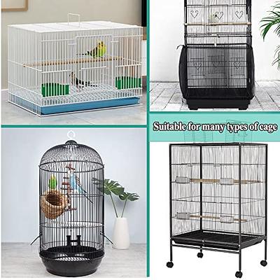 ASOCEA Bird Cage Seed Catcher,Universal Bird Cage Cover Skirt