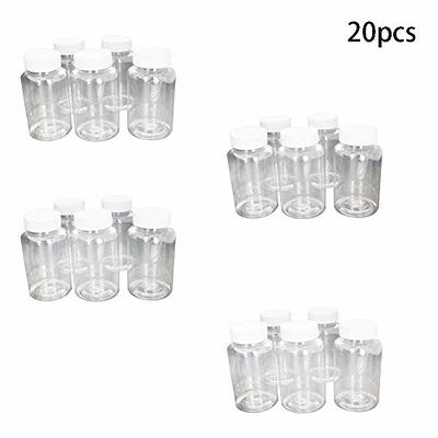 StonyLab Storage Bottles with GL45 Screw Cap, 1000 ml Amber Borosilicate Glass Graduated Round Storage Bottle for Lab Reagent Media Storage Bottles