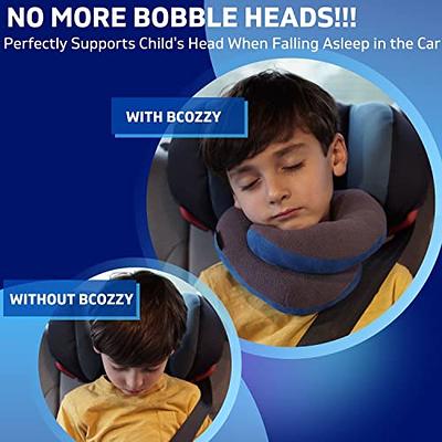 BCOZZY Neck Pillow for Travel Provides Double Support to The Head, Neck,  and Chin in Any Sleeping Position on Flights, Car, and at Home, Comfortable