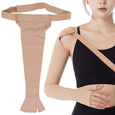 zjchao Lymphedema Compression Arm Sleeve, Thumb Lymph Edema arm Sleeve,  Polyurethane Post Mastectomy Support Arm Sleeve for Swelling  Support(XL-Right) - Yahoo Shopping