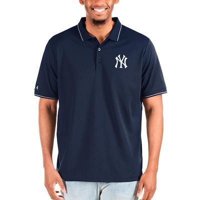 Men's New York Yankees Antigua White/Gray Nova Polo