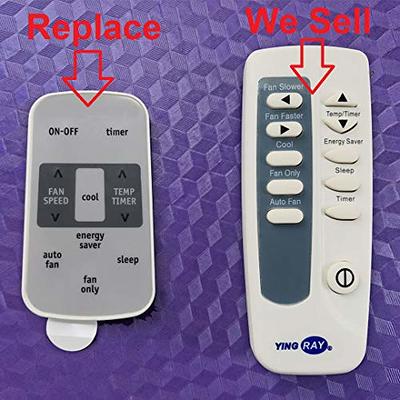 Replacement Remote Control for Black Decker BPT06WTB BPT10HWTB BPT05WTBA  BPT10WTB BPT07WTB Portable Air Conditioner
