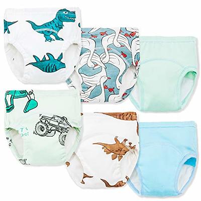 6pcs Potty Training Underwear, Soft Cotton Absorbent Training