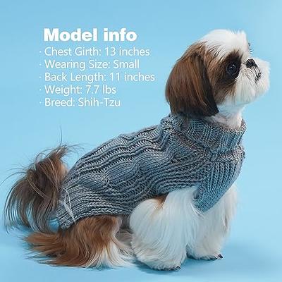 Medium Dog Pullover, Knitted Dog Sweater