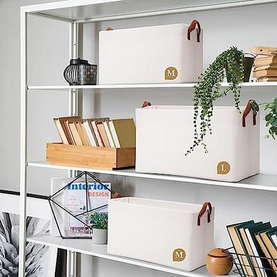 Storage Bins for Shelves with Metal Frame, Storage Baskets for Organizing,  Closet Organizers and Storage, Large Basket Holds Up to 40 Pounds and  Assembles in 5 Seconds 3-Pack - Yahoo Shopping