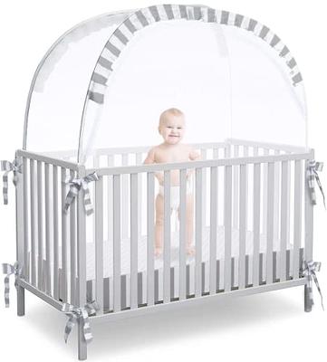 Zonegrace Baby Crib Tent Cover to Keep Baby from Climbing Out
