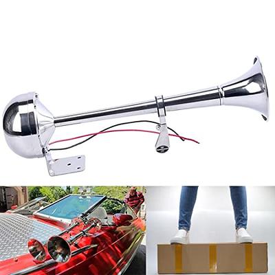 Horns 12V for Boat, Marine Boat Trumpet Horn Polished Stainless Steel Marine  Horn, Low and High Tone Train Horn Adjustable Trumpet Support (Single Trumpet  Horn 12V) - Yahoo Shopping