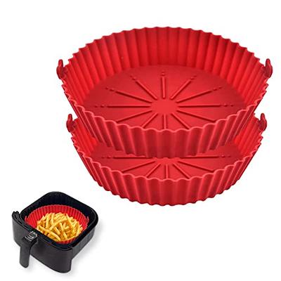 Silicone Air Fryer Liners & Muffin Top Pan Fit for 5 to 8 Qt