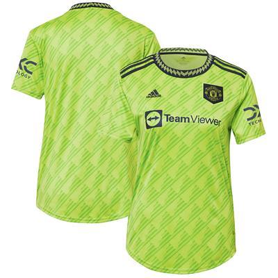 Men's adidas Neon Green Manchester United 2022/23 Third Replica Jersey