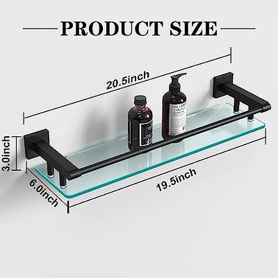 Bathroom shelves 23.6 x 3.9 inches - Set of 2