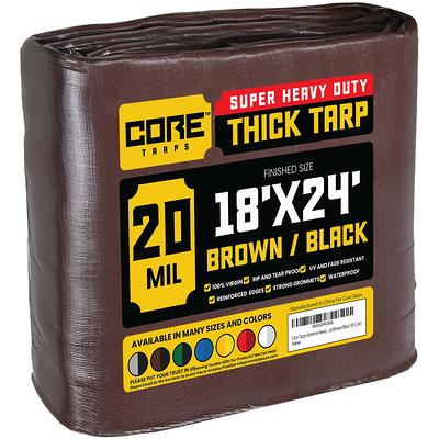 Vestil 4,500 ft. Roll 16 in. x 3 in. Core Heavy Duty Black Poly