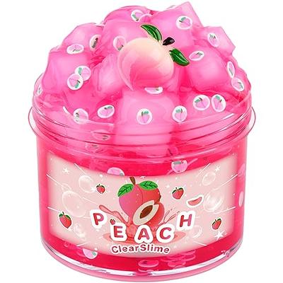 Pink Peach Clear Slime Jelly Cubes, Cute Slime Add-ins Charms, Glimmer Slime  Crunchy Crystal Slime Boba Water Slime, Super Soft Sludge Toy Kids Party  Favors Slime for Girls Boys - Yahoo Shopping