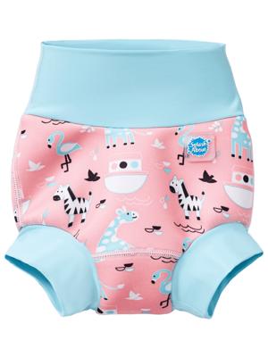 Splash About Boy's Happy Nappy Cloth Swim Diaper, Noah's Ark, 2-3 Years