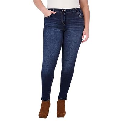 Alivia Ford Plus Size Jeans for Women – High Waisted Skinny Jeans for Women  – 29” (16, Florence Wash) - Yahoo Shopping