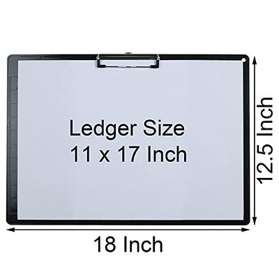 2 Pack Extra Large 11x17 Clipboards with Low-Profile Clip