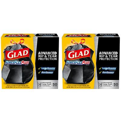 HDX 50 Gallon Clear Extra Large Trash Bags (50-Count)