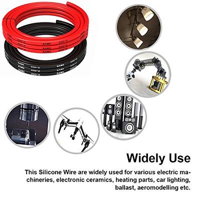 BNTECHGO 28 Gauge Silicone Ribbon Cable Flexible 4P Black 50 ft Flat Cable 28  AWG Stranded Tinned Copper Wire - Yahoo Shopping