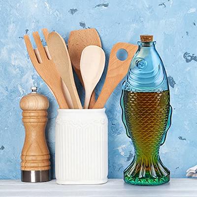 MDLUU 3-Pack Fish Shaped Glass Bottles, Decorative Bottles with Cork  Stopper, Fish Decanters for Gift, Bar, Home Decor, Capacity 500ml/17.5oz ( Blue) - Yahoo Shopping