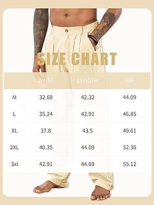 Cotton Breathable Casual Elastic Waist Solid Comfy Pants with Pockets Slim  Fit Pants for Women Summer Boho Beach
