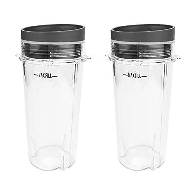 HengLiSam Blender Replacement Cup, Single Serve 2 Pack 16oz Cups
