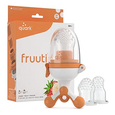 Haakaa Baby Fruit Food Feeder & Mini Freezer Nibble Tray Combo, Breastmilk  Popsicle Molds for Baby Cooling Relief, BPA Free Silicone Feeder for Safe