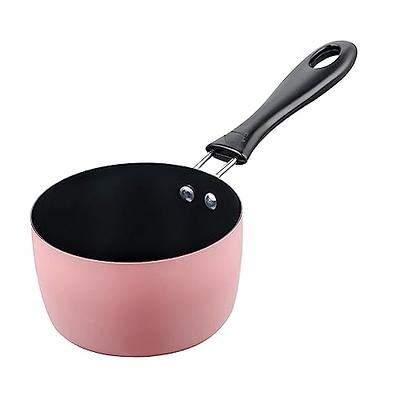 Gralara Milk Pan, Small Saucepan Cookware Butter Warmer, Sauce Pan Soup Pot,  Sauce Pan for Outdoor Stove Top Breakfast, Induction Cooker, Pink - Yahoo  Shopping